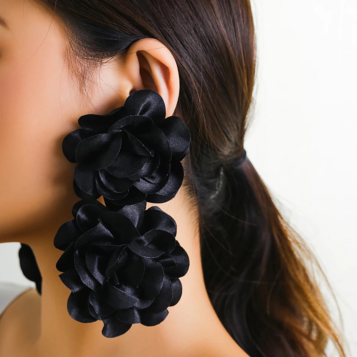 Fluffy Floral Earrings