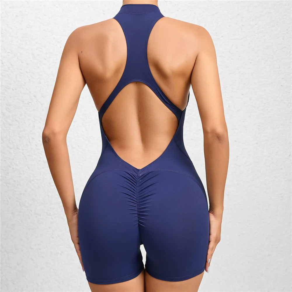 Gladiator One Piece Jumpsuit Yoga Tracksuit