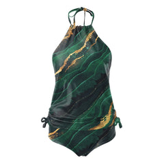 Two Piece Side Lace-Ups  Tankini