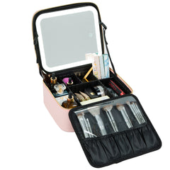 LED Mirror Cosmetic Travel  Makeup Case